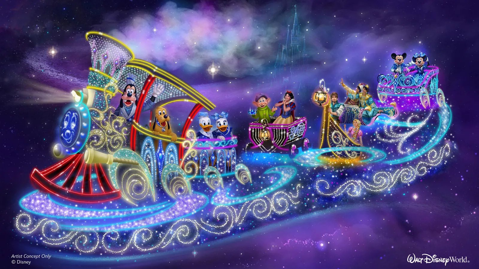 carroza-cierre-desfile-disney-starlight