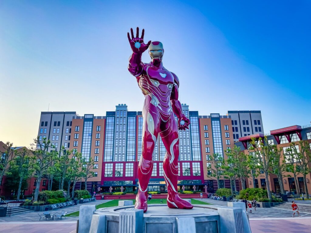 El hotel Marvel, uno de los Hoteles Disney de Disneyland París
